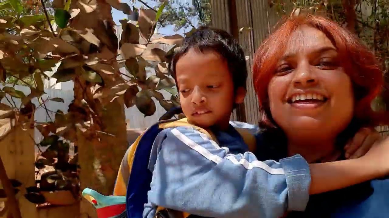 स्कूल से घर तक का सफर |Homework & Play// Vlog