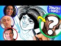 Animator Vs. Cartoonist Draw A Stranger Based On Voice (Christine) • Draw-Off Voice