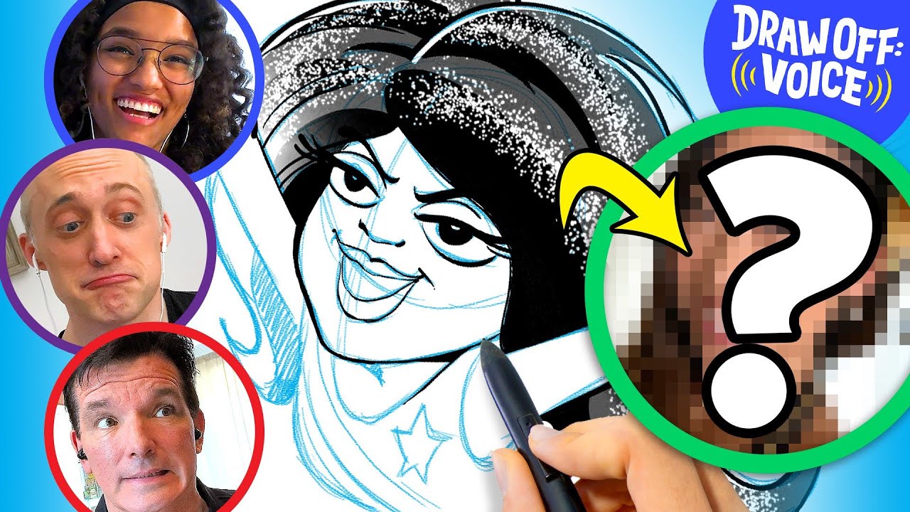 Artists Draw A Stranger Based On Voice Christine Draw Off Voice
