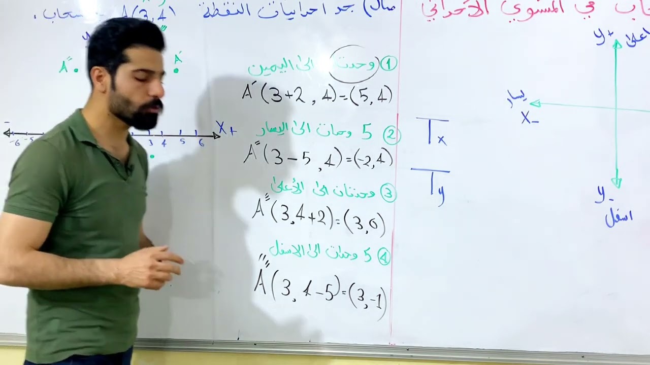 الثاني المتوسط الفصل السادس/الأنسحاب ص141 #رياضيات #ثاني_متوسط #maths
