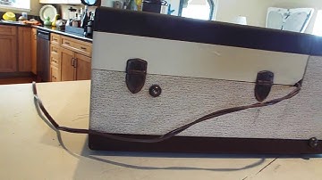 Voice of Music 4 speed automatic record player playing a 78 RPM record.