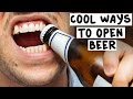 7 Cool Ways to Open Beer - Tipsy Bartender