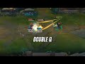 Double q on akali  lol tricks shorts