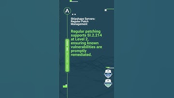CMMC Readiness - Shipshape Servers: Regular Patch Management