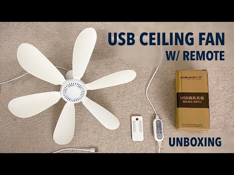 6 Bladed 17 Usb Mini Ceiling Fan W
