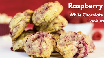 White Chocolate Raspberry Cookies