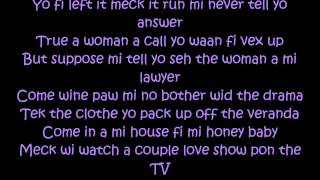 Vybz Kartel - Make Up Lyrics chords