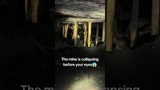 Mine Collapsing Before Your Eyes – Shocking Footage of a Catastrophic Incident😱😭#shorts #coal #viral