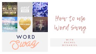 How I use the app Word Swag for my direct sales business