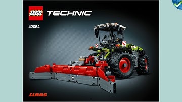 42054 B CLAAS XERION 5000 TRAC VC Silage Plow LEGO® Technic Manual Brickmanuals Instruction Archive