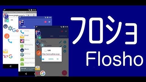 Flosho(Floating Shortcuts Launcher) Introduction [Android app]