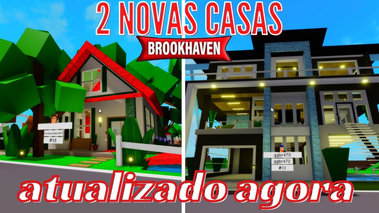 AGORA SEGREDO NA NOVA ATUALIZAÇÃO DO BROOKHAVEN RP ROBLOX 2 NOVAS CASAS 