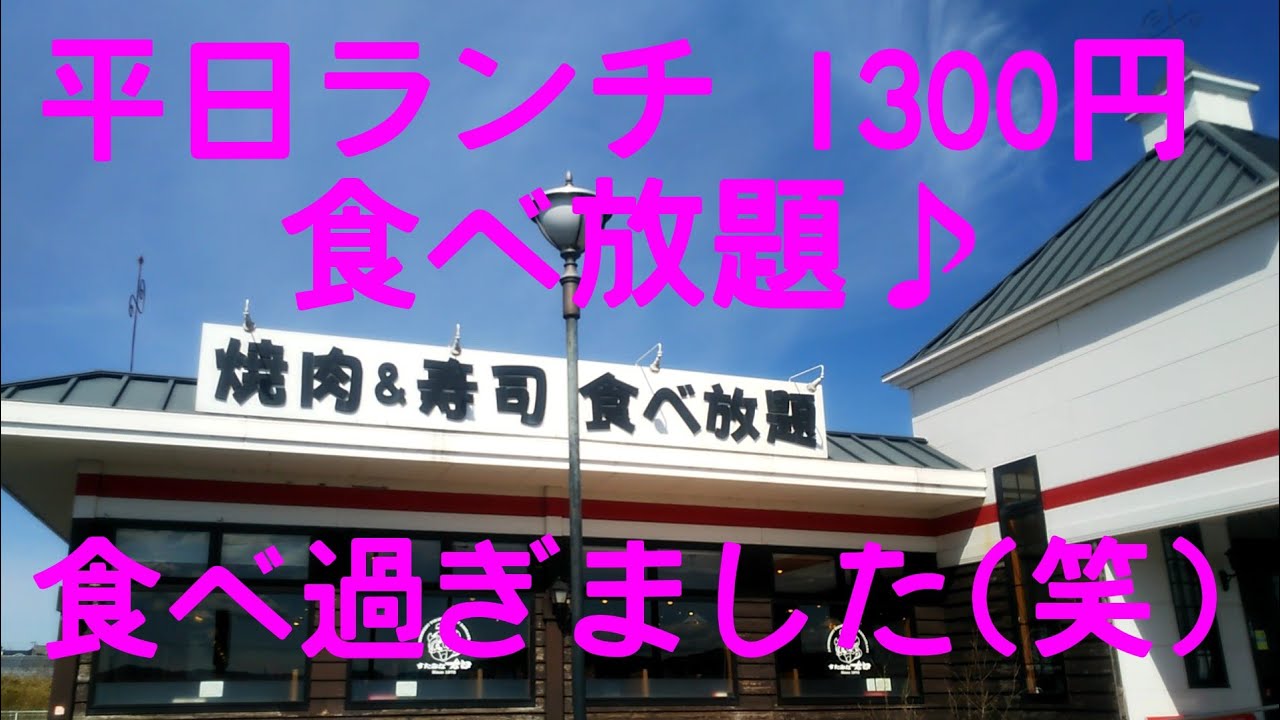 ランチ焼肉食べ放題 すたみな太郎 豊川店 Youtube