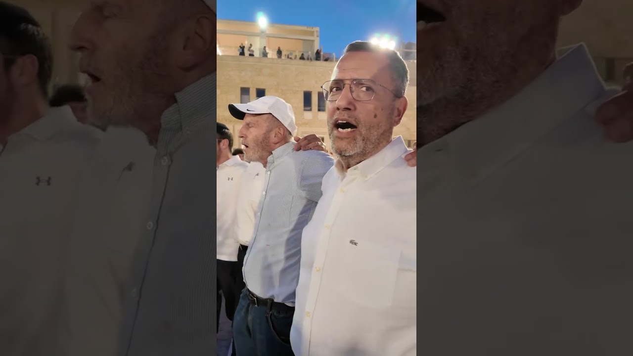 מוצאי תשעה באב תשפ”ה - כותל המערבי | Moshe Lion, mayor of Jerusalem - End of Tisha B’Av at Kotel