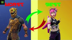 Ranking Every Legendary Skin From Worst To Best My Opinion - ranking every purchasable legendary skin from worst to best in fortnite battle royale duration 12 00