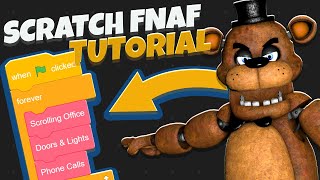 2023 Scratch FNAF Tutorial: Advanced Features - Sound, Scrolling Office & Interactive Elements! screenshot 4