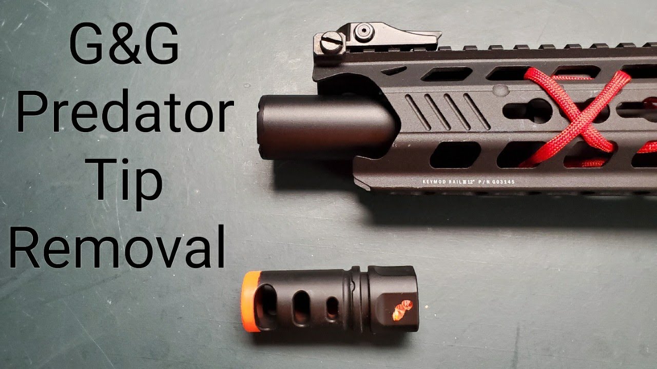 How to remove the tip of a G&G Predator and replace it with an Acetech