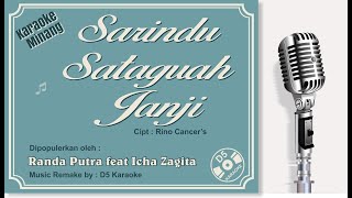 Sarindu Sataguah Janji (Karaoke Minang) ~ Randa Putra Ft Icha Zagita | Cipt Rino Cancer's