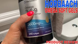 ✅  Horbaach Omega 3-6-9 Softgels 🔴
