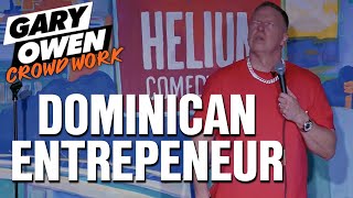 Dominican Entrepreneur gives me a history lesson. 