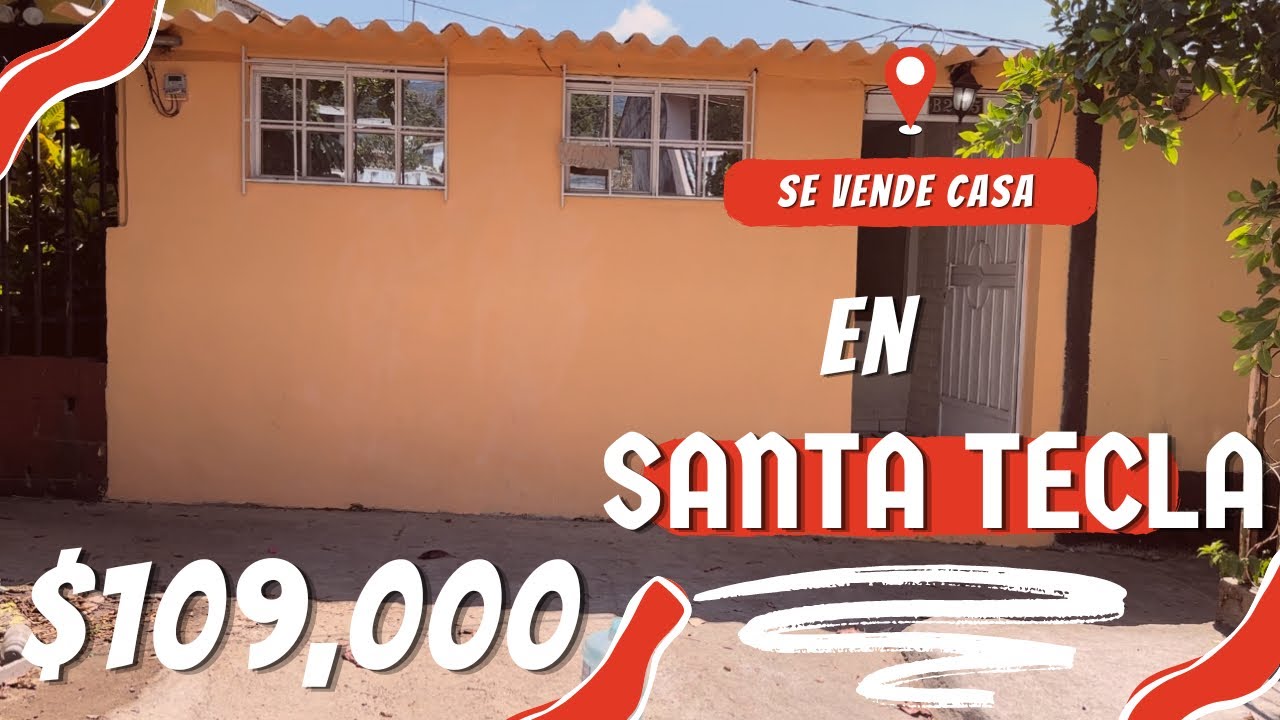 Se Vende Casa Remodelada 🤩 en “SANTA TECLA” súper precio $109,000 🥳