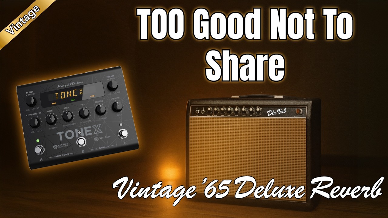 These Vintage Deluxe Reverb TONEX Captures Were Too Good Not To Share