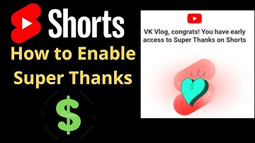 How to Enable Super Thanks & EARN Revenue in YouTube #Shorts