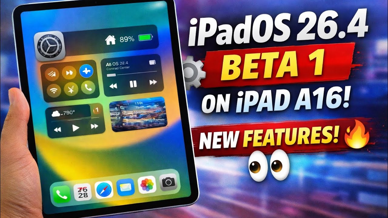 iPadOS 26.4 Beta 1 on iPad A16 🔥 New Changes You NEED to See!