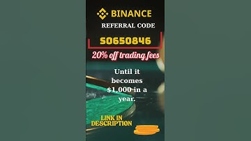 Saving in crypto - Binance Referral Code 2025 #shorts