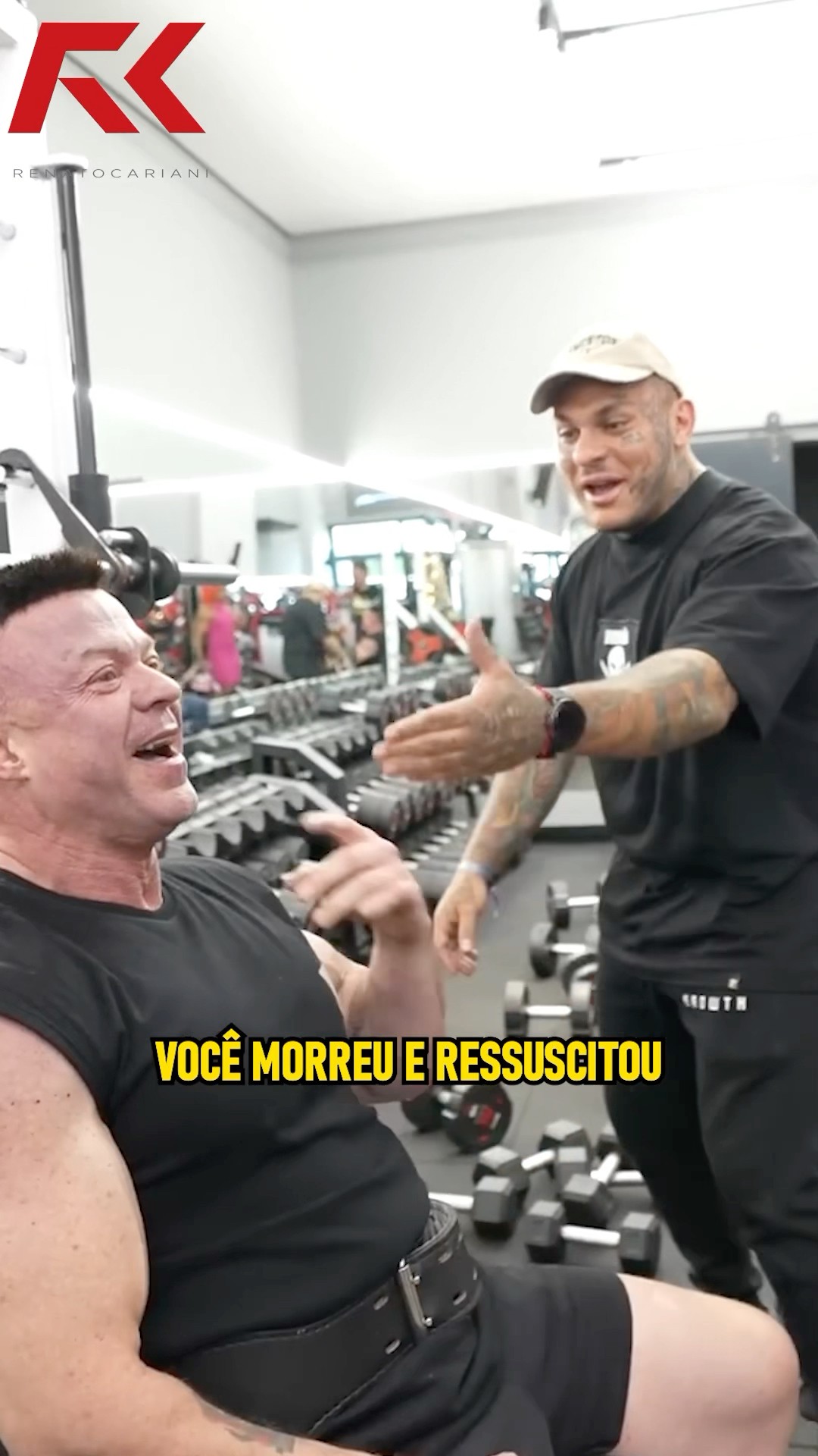 PINDUCA QUASE M@RR3U NO TREINO DO TOGURO! ? #renatocariani #juliobalestrin #toguro #pinduca #treino