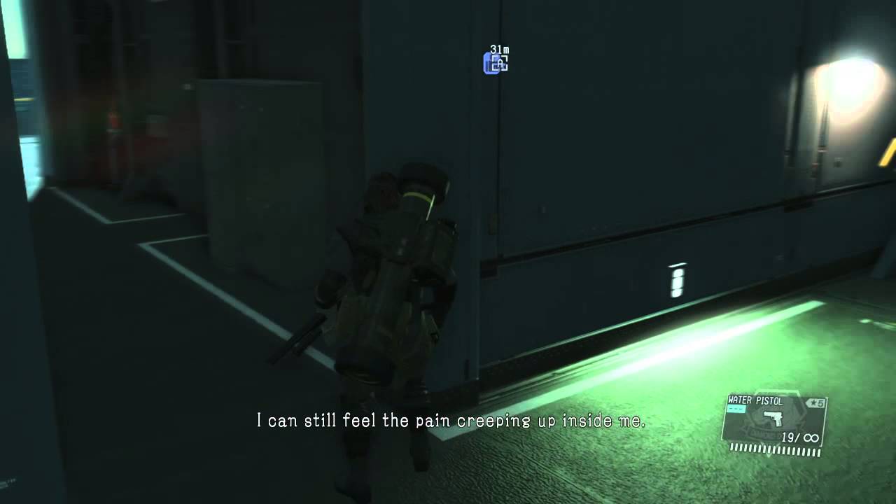 MGS V testing water pistol 5 YouTube