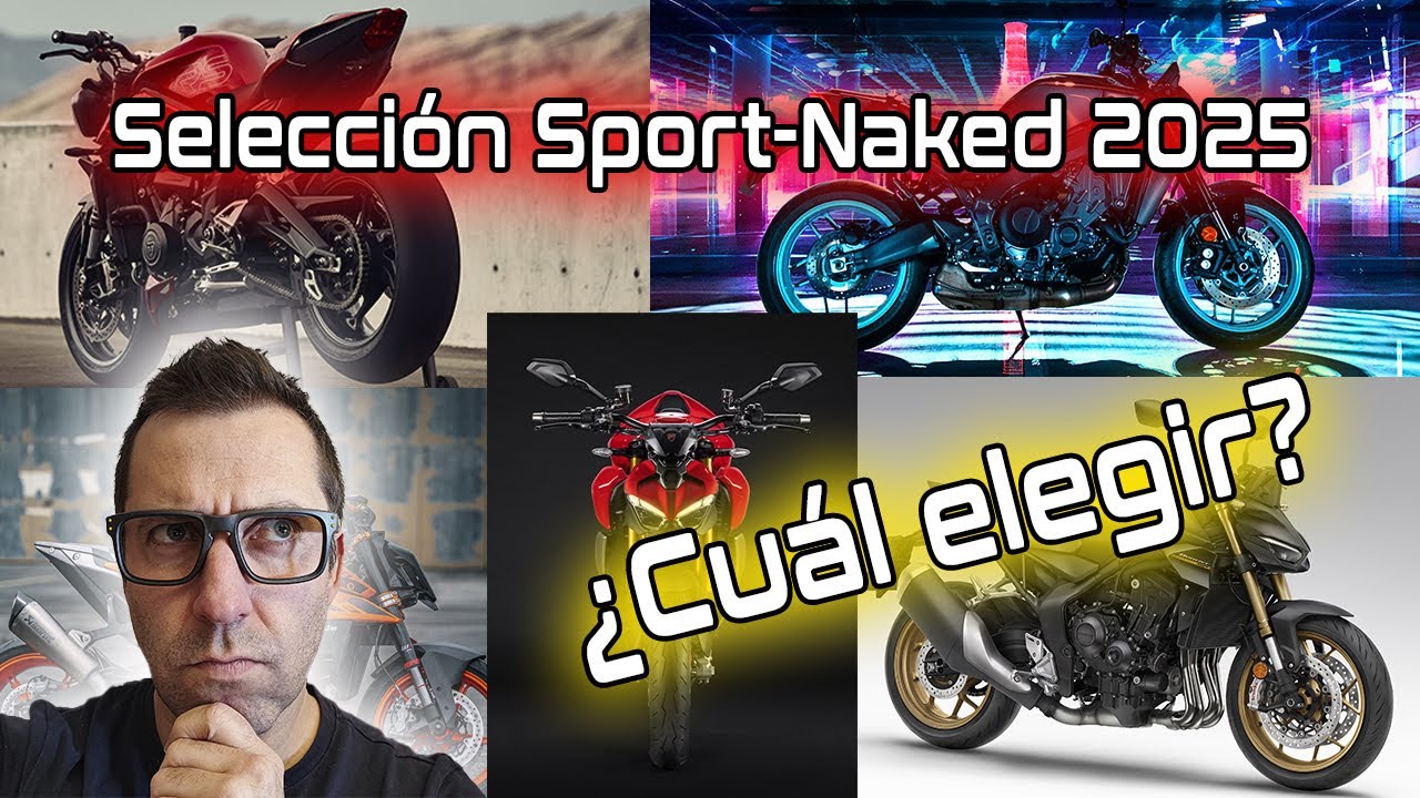 Motos 2025 Sport-Naked de media-alta cilindrada