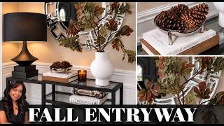 🍂FALL DECOR SERIES: FALL GLOW UP! |LUXE ENTRYWAY TRANSFORMATION FOR LESS 🍂🤎