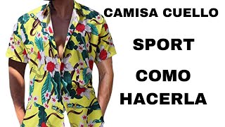 CAMISA CUELLO SPORT,, COMO HACERLO ,, CONFECCIONES LINDA