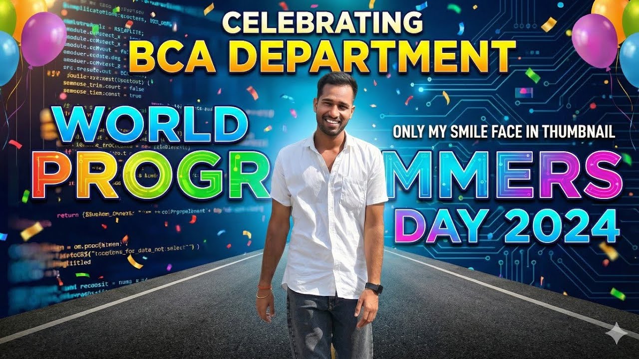 CELEBRATEING BCA DEPARTMENT WORLD PROGRAMMERS DAY 2024 - YouTube