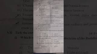 ICSE class 6, Question paper of History and Civics,Final term(2024-25)