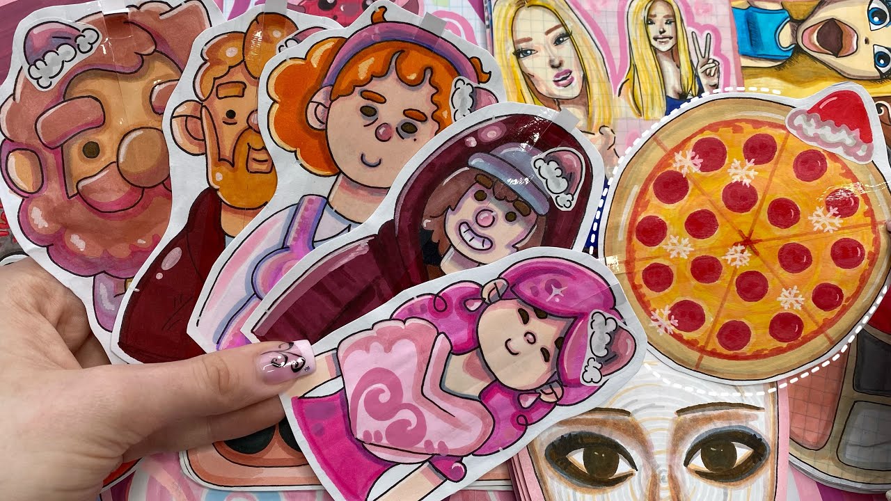 🍕Хорошая пицца Отличная пицца💗Бумажные Сюрпризы||распаковка💥Марин-ка Д