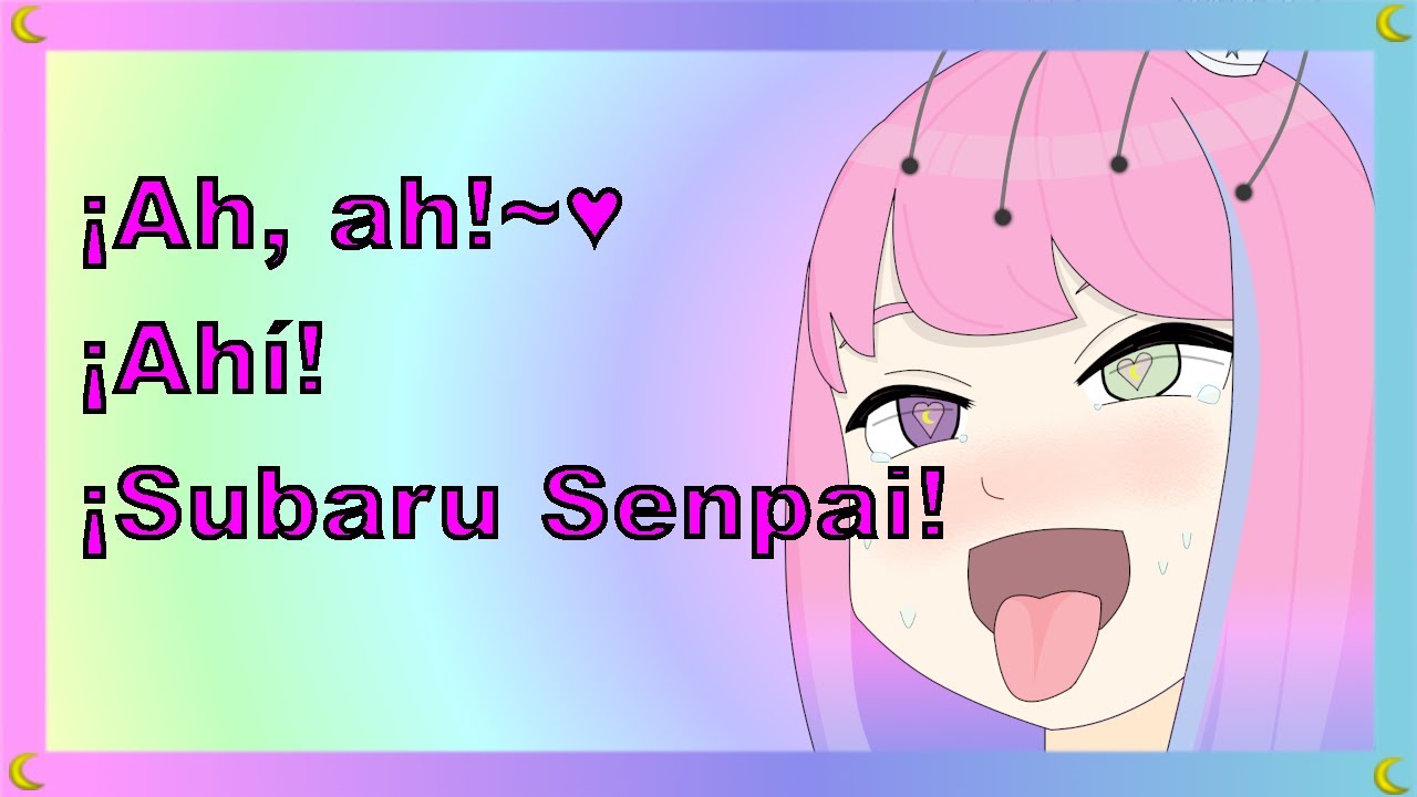 Subaru masajea la cabeza de Luna [Sub Español Hololive]