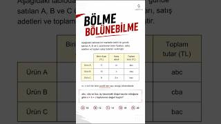 TYT Matematikte Zaman Kazandıran Çözüm