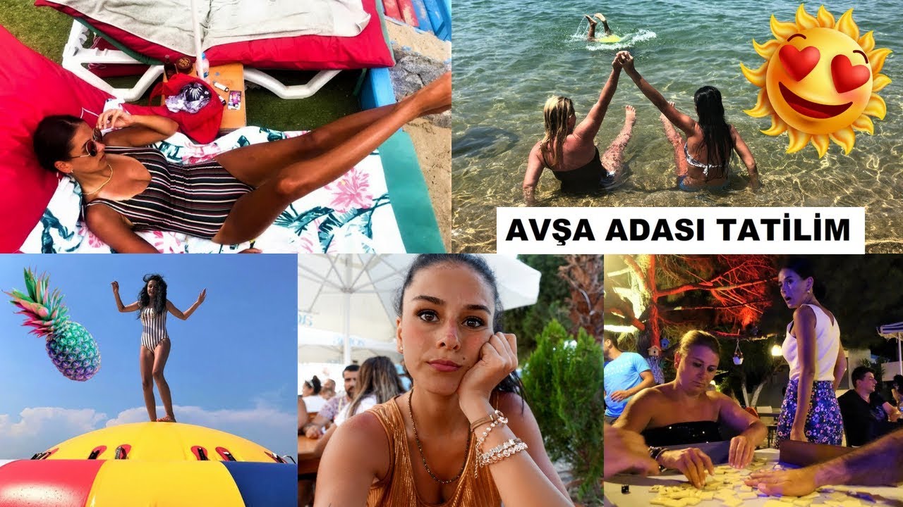 AVŞA ADASI -  Tatil Vlogu - Nasıl Bronzlaşıyorum ?