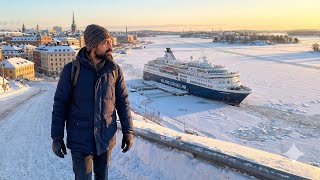 Download Lagu Sweden 🇸🇪 to Finland 🇫🇮: Cruise in Frozen 🥶 Sea  MP3