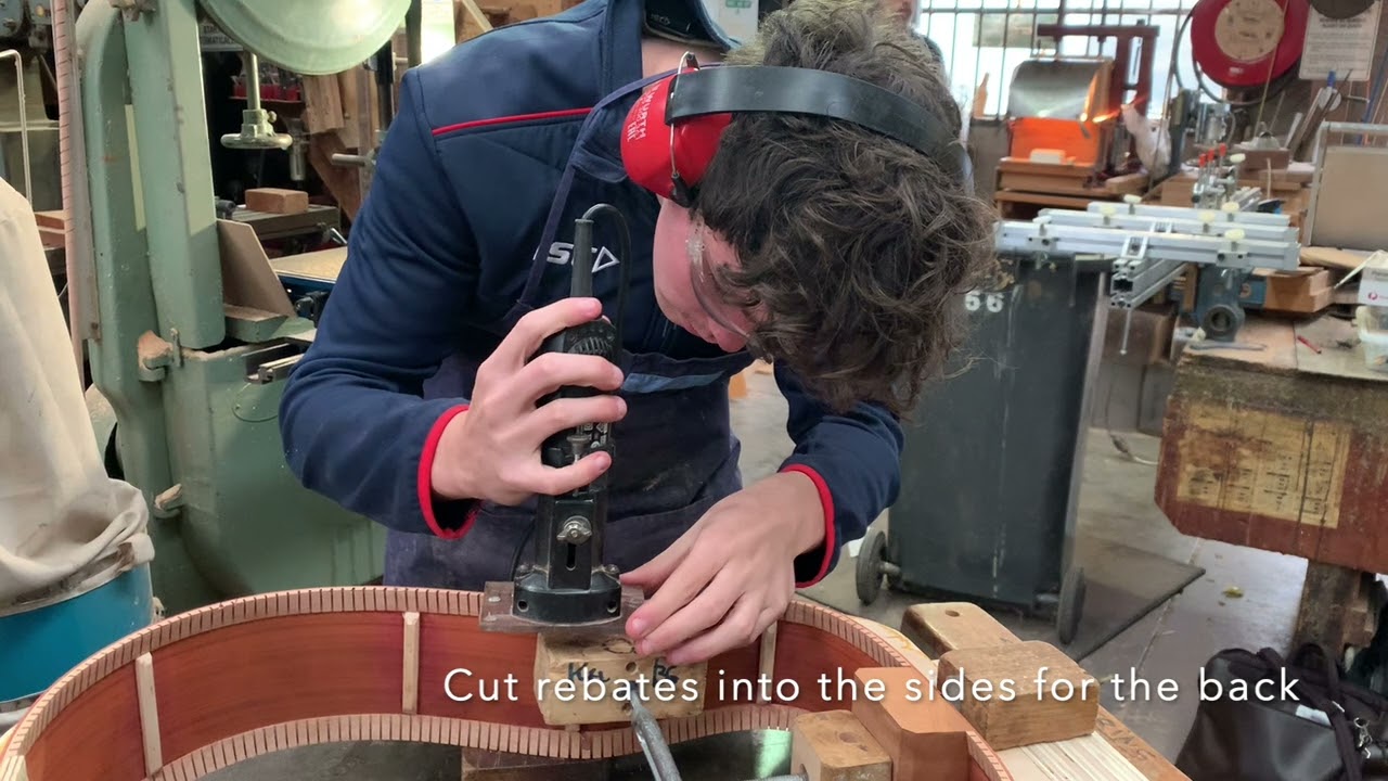 Finn Earl-Smith's process video for building an acoustic guitar