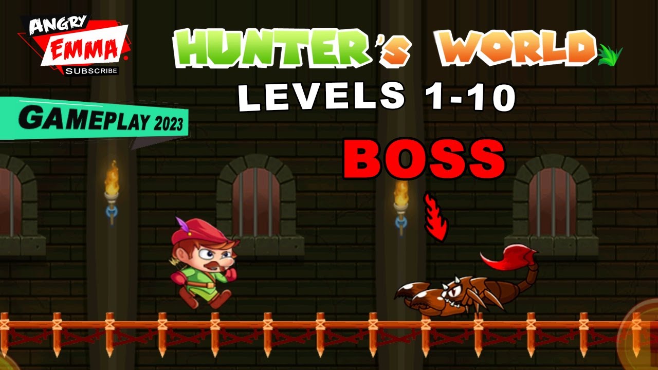 Hunter's World - Levels 1-10 + BOSS - YouTube