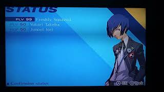 Max Level 99 In The First Block Of Tartus In Persona 3.