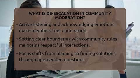 What Is De-escalation In Community Moderation? - Everyday-Networking