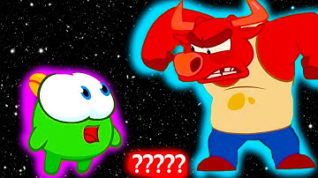 Angry Bull Vs Om Nom  "Ohh Noo!" "Help!" Sound Variations in 1 Minutes