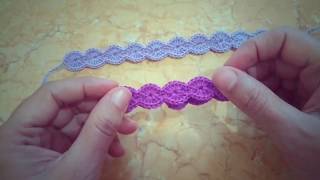 طريقة عمل إسوارة بالكروشيه how to crochet bracelet