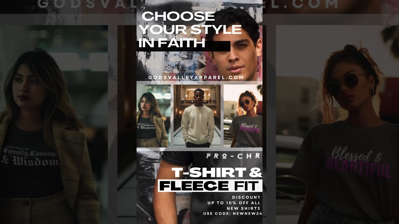 Don't miss out! Shop now at Godsvalleyapparel.com 🙏👕 