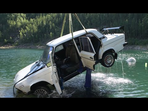 Подъём ВАЗ 2106 со дна карьера №125. Трагедия с утонувшей девушкой. 2020.06.08