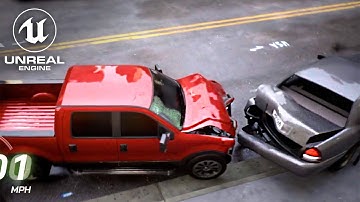The Matrix Awakens Car Crash Physics